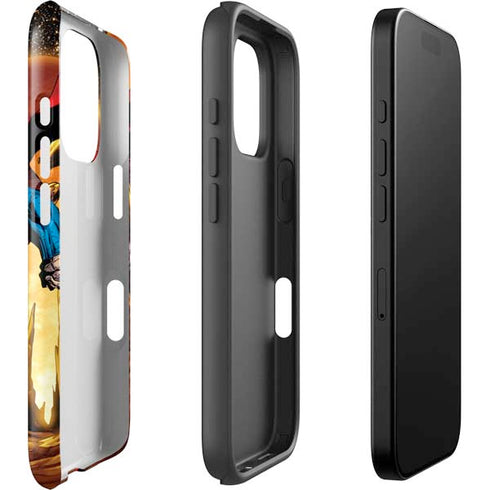 DC Comics Superman Action Pose Art By Jim Lee iPhone 16 Pro Impact Case